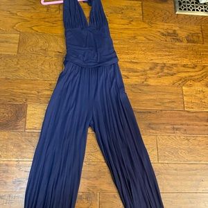 Navy halter jumpsuit from Nordstrom